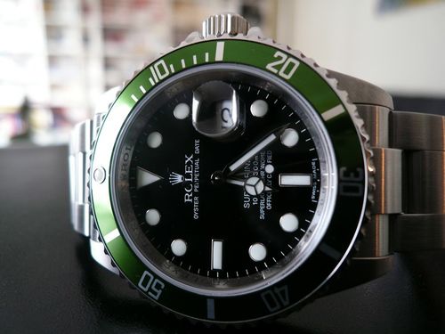 ROLEX SUBMARINER DATE LUNETTE VERTE