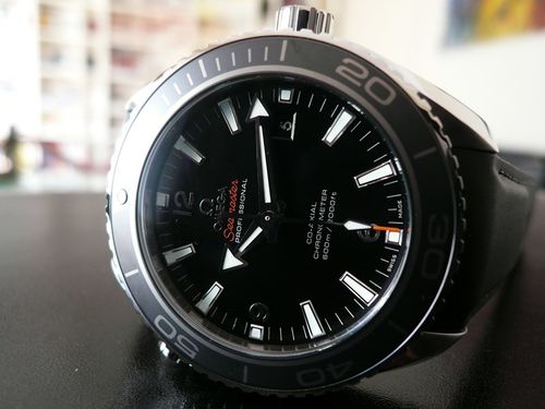 OMEGA SEAMASTER PLANET OCEAN 45,5 LUNETTE CERAMIQUE