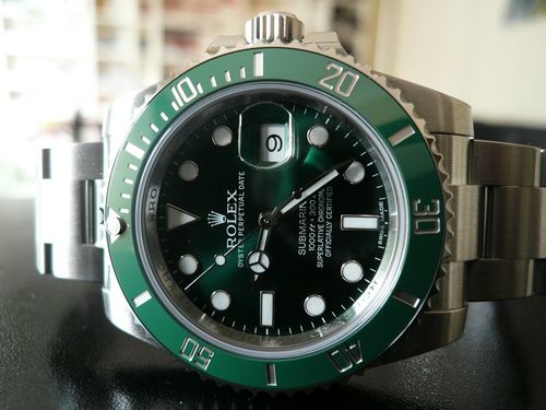 ROLEX SUBMARINER DATE CERAMIQUE LUNETTE VERTE