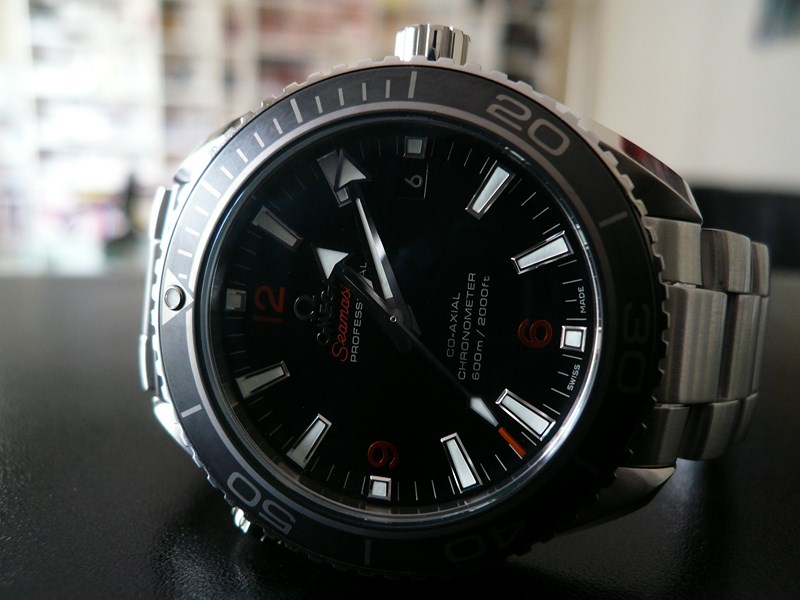 OMEGA SEAMASTER PLANET OCEAN 42 LUNETTE CERAMIQUE
 	 
