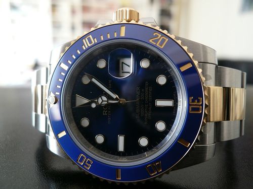 ROLEX SUBMARINER DATE CERAMIQUE OR ET ACIER