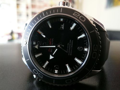 OMEGA SEAMASTER PLANET OCEAN 45,5 LUNETTE CERAMIQUE