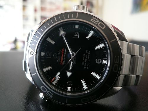 OMEGA SEAMASTER PLANET OCEAN 45,5 LUNETTE CERAMIQUE