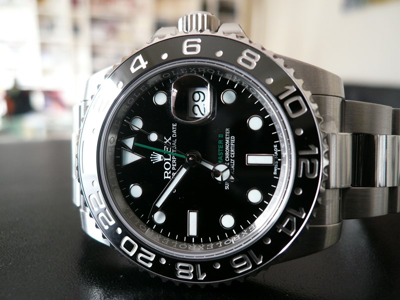 ROLEX GMT MASTER II LUNETTE CERAMIQUE
 	 
