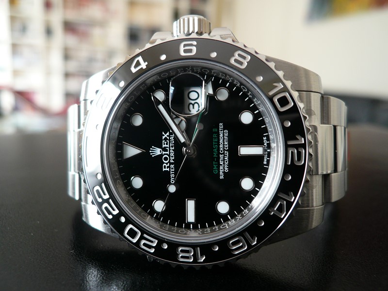 ROLEX GMT MASTER II LUNETTE CERAMIQUE
 	 
