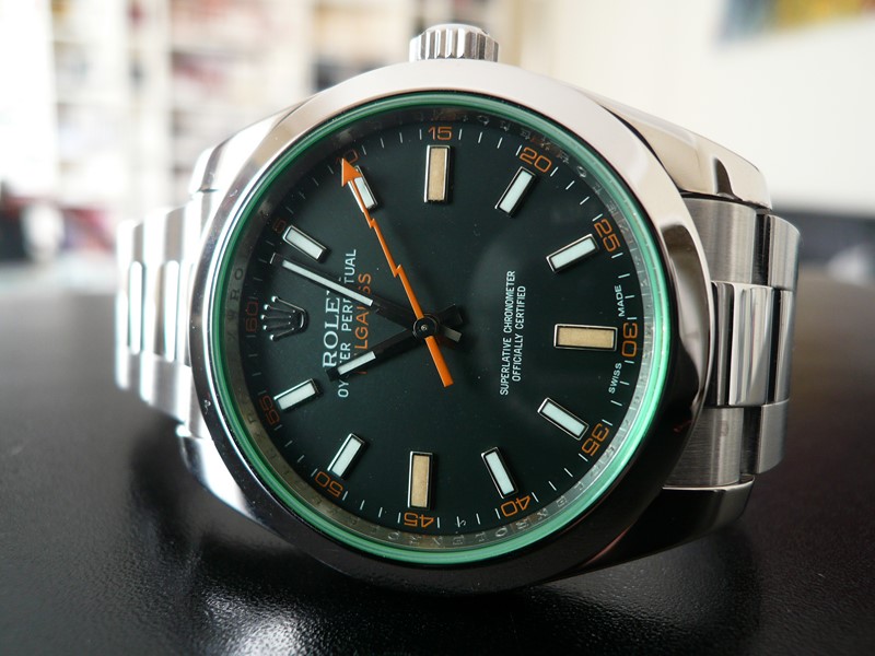 ROLEX MILGAUSS GLACE VERTE
 	 
