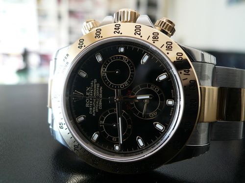 ROLEX DAYTONA OR ET ACIER