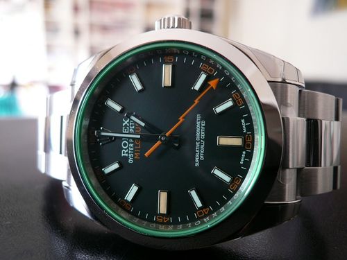 ROLEX MILGAUSS GLACE VERTE