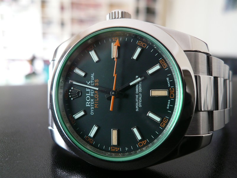 ROLEX MILGAUSS GLACE VERTE
 	 
