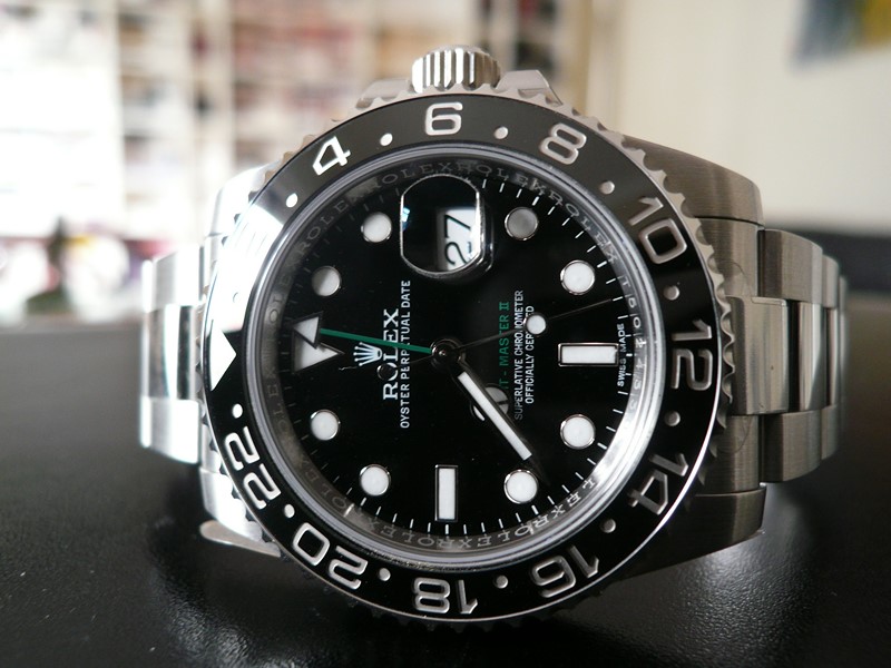 ROLEX GMT MASTER II LUNETTE CERAMIQUE
 	 
