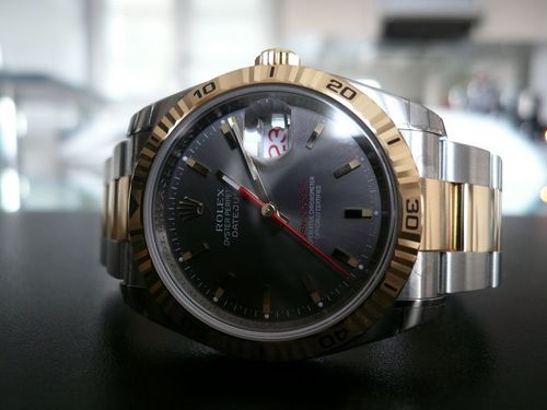 ROLEX TURN-O-GRAPH OR ET ACIER