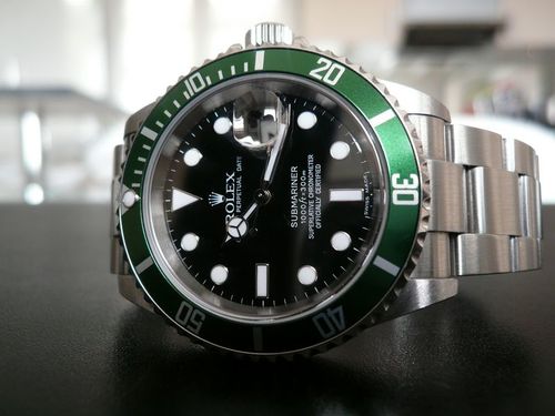 ROLEX SUBMARINER DATE LUNETTE VERTE