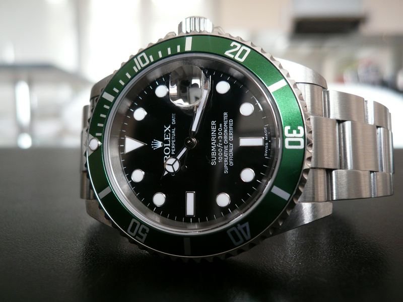 ROLEX SUBMARINER DATE LUNETTE VERTE
 	 
